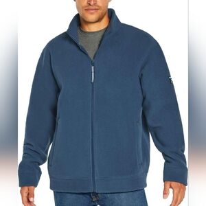 Orvis Men’s Full Zip Fleece Jacket ~BLUE ~XL **NEW